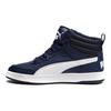 Puma Амортизация Rebound Street V2 Прочные высокие кеды для скейтбординга Мужские кроссовки Темно-синие 363717-06