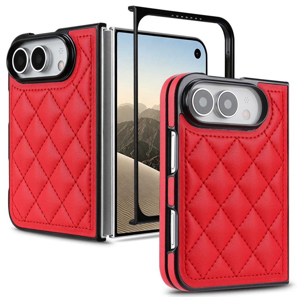 For Apple Duo Luxury Leather Folding for Phone Case IPhone Duo 18 Ultra Shockproof Protection Bumper Cover