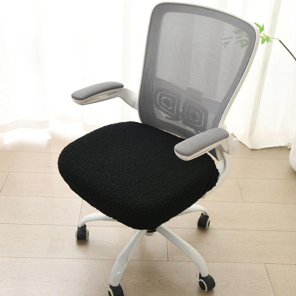 Cozy Office Chair Covers Stretch Anti-Slip Chair Seat Protector Dust-proof Washable Armchair Seat Cover Kitchen