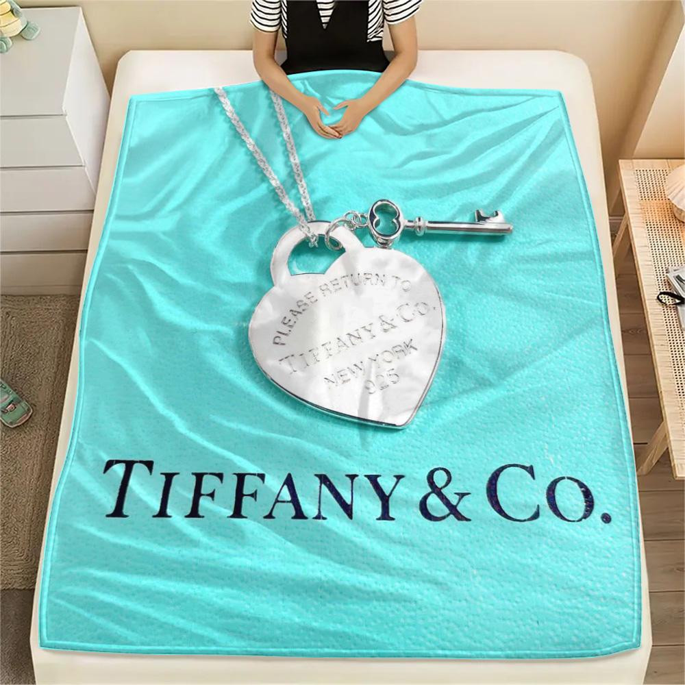 Tiffany printing Flannel Blanket Bedroom Coverlet Sofa Camping Warm blanket Gifts for family and friends(MJ082)