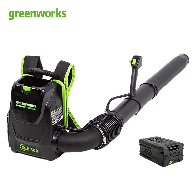 Greenworks 82V Аккумуляторный ранцевый воздуходув вилка CN (адаптер в комплекте)