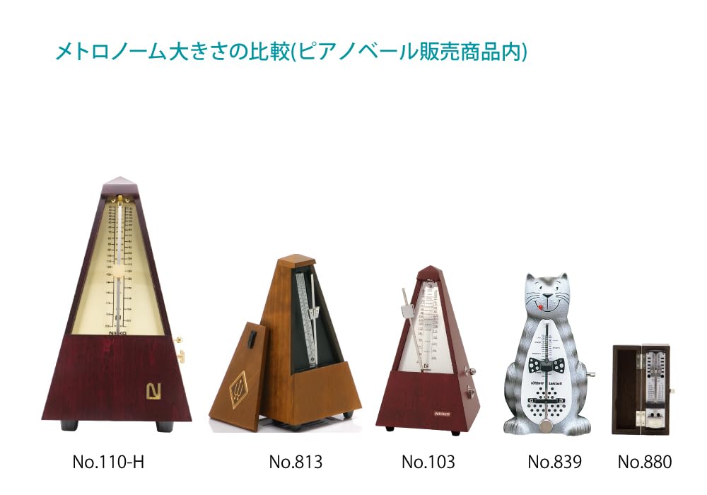 Nikko Metronome деревянный обычный серебряный 103