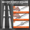 VEVOR Linear Guide Rail Set, SBR20 1000mm, 2 PCS 39.4 in/1000 mm SBR20 Guide Rails and 4 PCS SBR20UU Slide Blocks