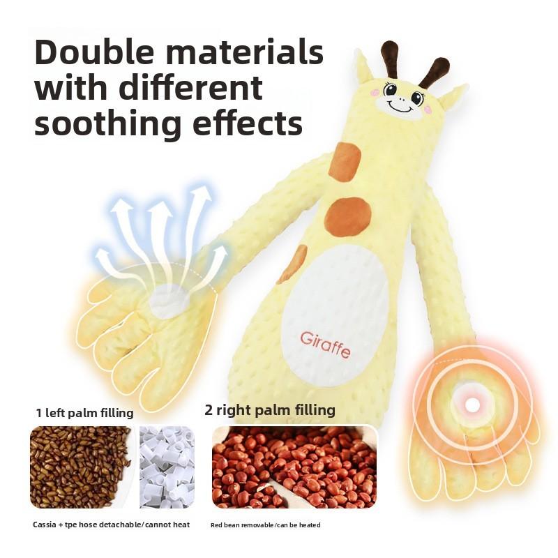 Мультяшный Жираф Зайчик Детская Плюшевая Подушка Интерактивное Прикосновение С Музыкой Успокаивать