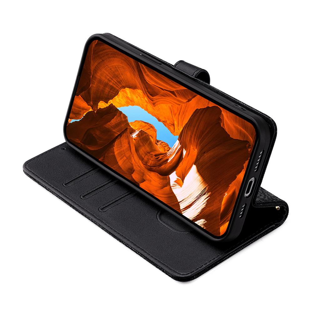 For Samsung Galaxy A17 5G Case Metal I-Buckle PU Leather Wallet Phone Cover