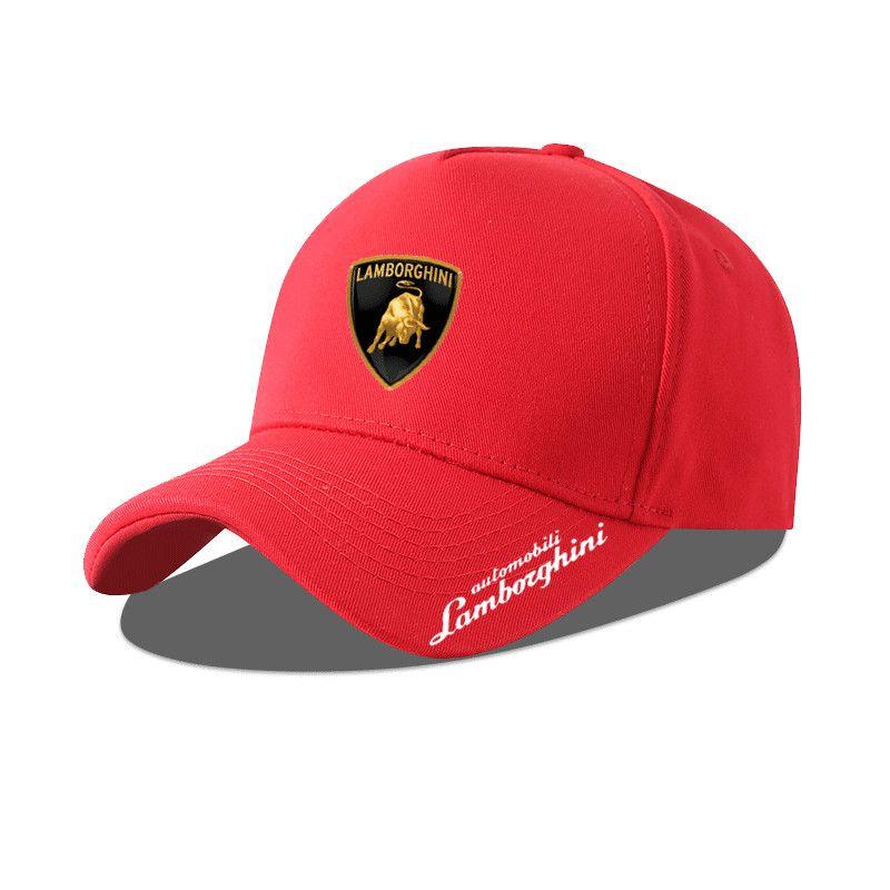 For Lamborghini Emblem High-end Fashion Men's and Women's Printed Car Snapback Baseball Cap Adjustable Casual Hat Accessories blvc8