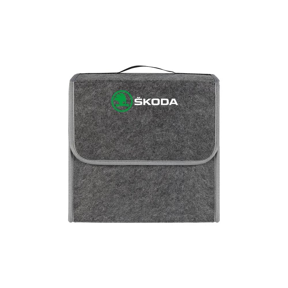 Автомобильный ящик для хранения в багажнике, коробка для мелочей, наведения порядка Для Skoda Octavia 3 2 A5 A7 Yeti Deriv Kodiaq Combi Visions Enyaq RS Deriv