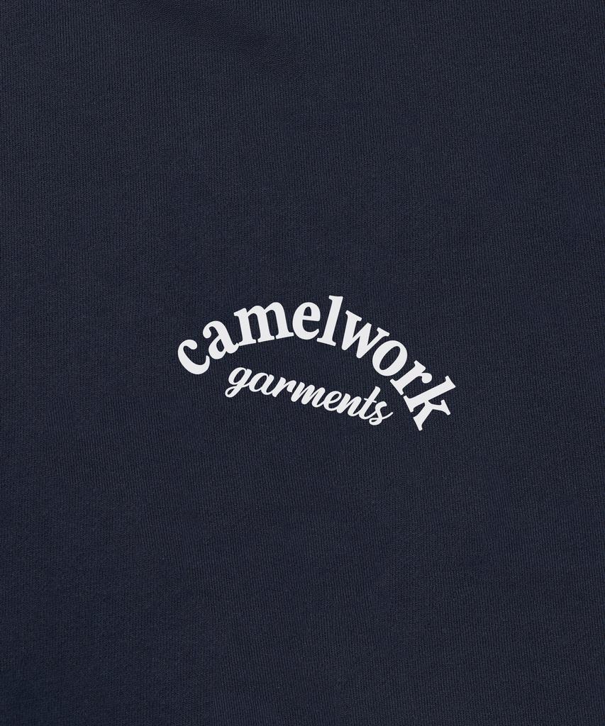 CAMEL WORK Small Logo Sweatshirt (Navy)
