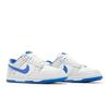 Nike Женские Dunk Low 'Worldwide Pack - White Game Royal' (женские размеры) Белый / Белый / Игровой Королевский / Парусный Скейтбордистские Ботинки FB1841 110