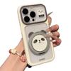 Panda expression bracket is suitable for Apple promax mobile phone case girls high value/transparent cartoon