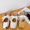 Soft Leather Version~ Lolita Shoes Lace Ballet Flat Bottom Mueller 2025 Spring Lazy Baotou Half Drag Women's Outer Wear