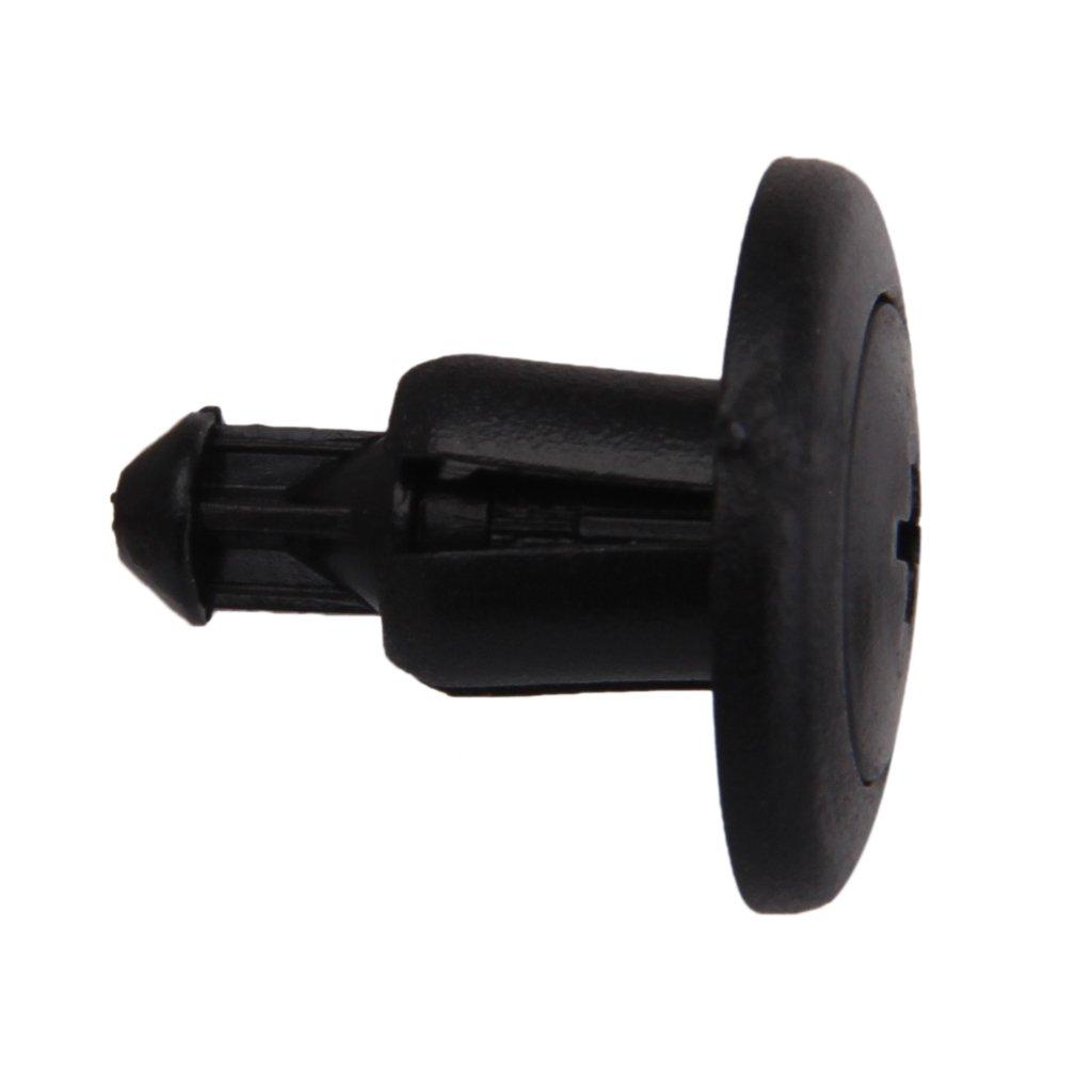 Пластиковый фиксатор бампера, клипса-пистон для Mazda BC1D-56-145, прибл.. 30 штук