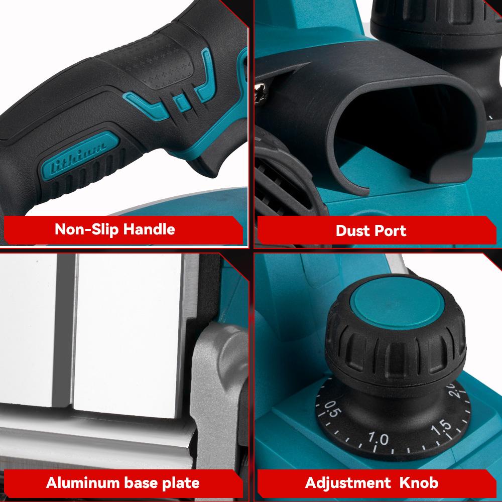 ONEVAN 30000 об/мин беспроводной электрический рубанок бесщеточный электрический фрезер триммер инструмент для резки дерева деревообработка для аккумулятора Makita 18 В