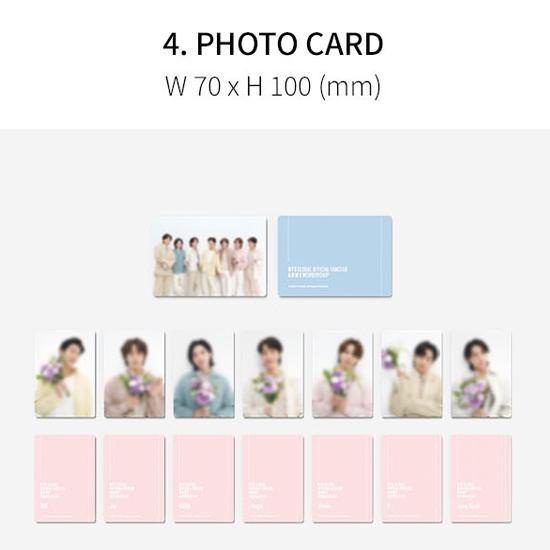 BTS Преимущества фотокарточек членства в армии