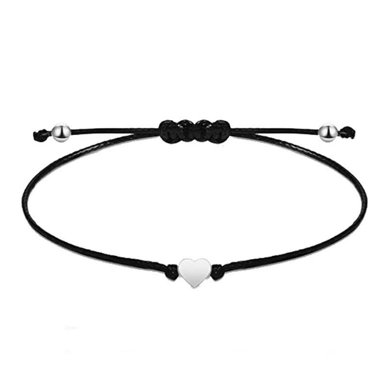 Браслет дружбы с подсолнухом: Ручная работа, регулируемый плетеный вощеный шнур с ромашкой