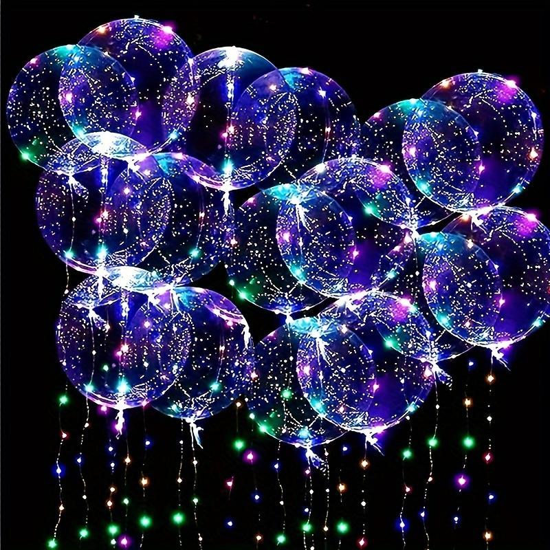 10set/Pack Lighted Transparent Balloon Sphere - LED Glow Party Decor for Wedding Christmas Birthday Night Event Decoration Gift 5