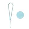 1Pc Color Simple Liquid Silicone Mobile Phone Lanyard Portable Phone Camera Handheld Fan Keychain Non-slip Anti-lost Wrist Strap