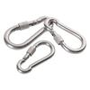 M4~M12 Camping Equipment 304 Stainless Steel Lock Ring Carabiner Safety Hook Travel Kit