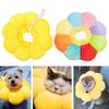 Adjustable Sunflower Shape Pet Cat Dog Circle Collar Neck Cone Protection Supply