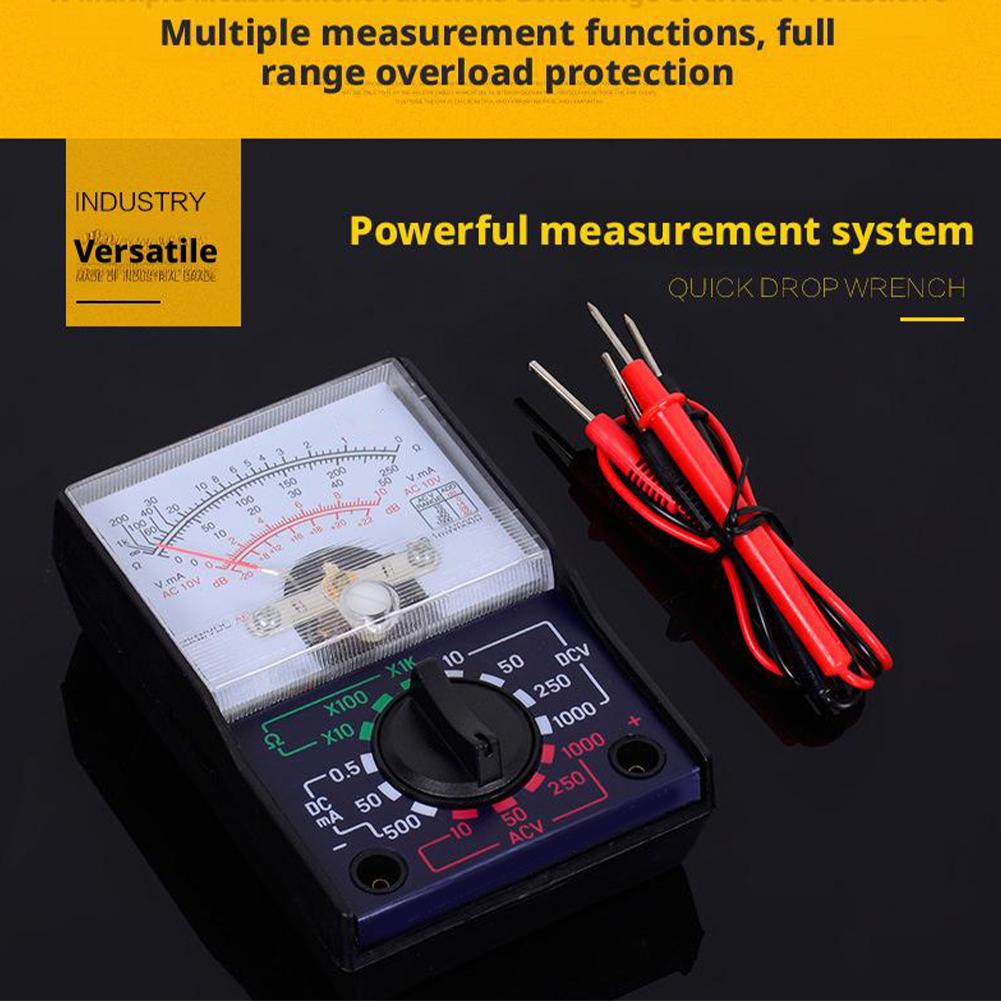 Mini Analog Multimeter Tool 110A AC Digital Multimeter Tester Portable Volt Multi Meter Car Battery Tester Circuit Tester