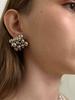 Серьги из стерлингового серебра 925 пробы с неровными бусинами и текстурированными металлическими шариками – Европейский/Американский стиль, Преувеличенный модный дизайн