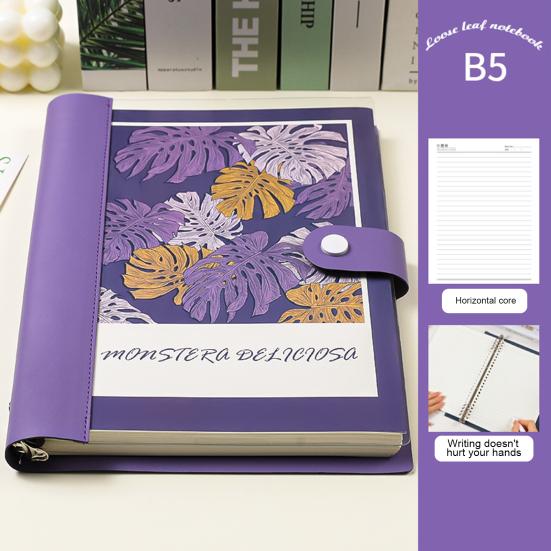 Блокнот формата A5 B5, 120 страниц, обложка из искусственной кожи, разлинованный, с отрывными листами, металлический