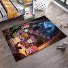 "Colorful Cartoon Castle Scene Rug with Jester and Cute Characters" Suitable for use as an anti-slip for living room bedroom sofas