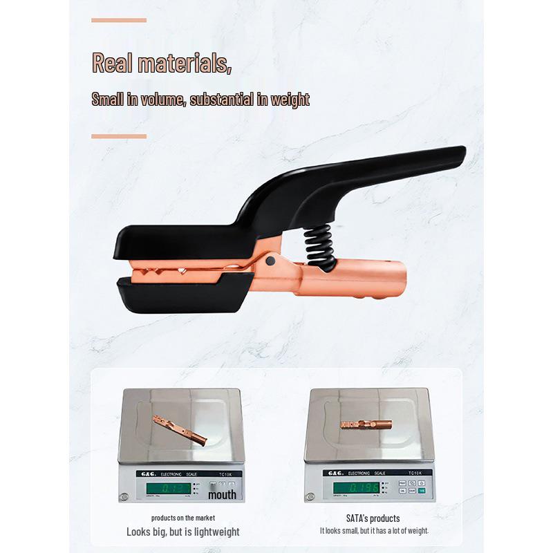 SATA Tools Промышленные сварочные клещи: Держатель из чистой меди 300А/500А (Модели 31341/31342)