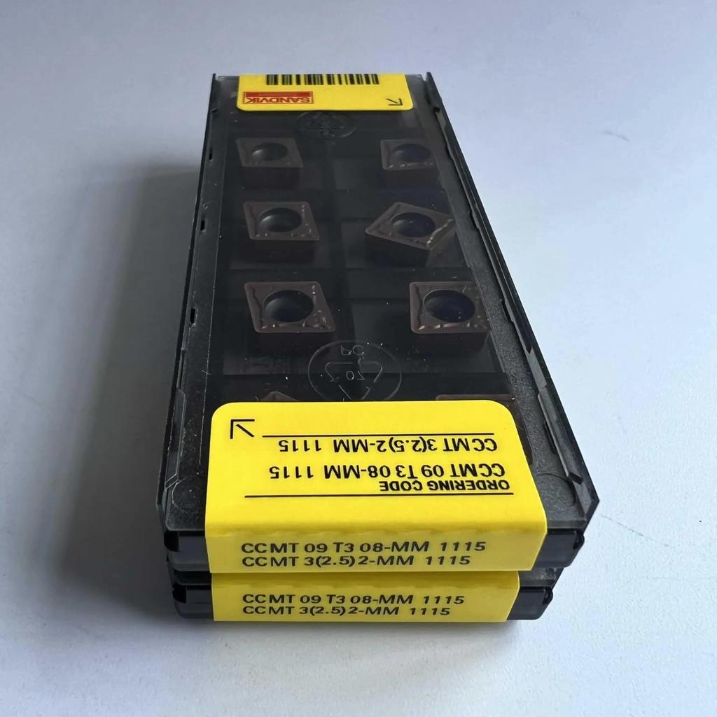 Original Sandvik / CCMT09T308-MM 1115 / CNC Lathe Carbide Blade 10 Pcs