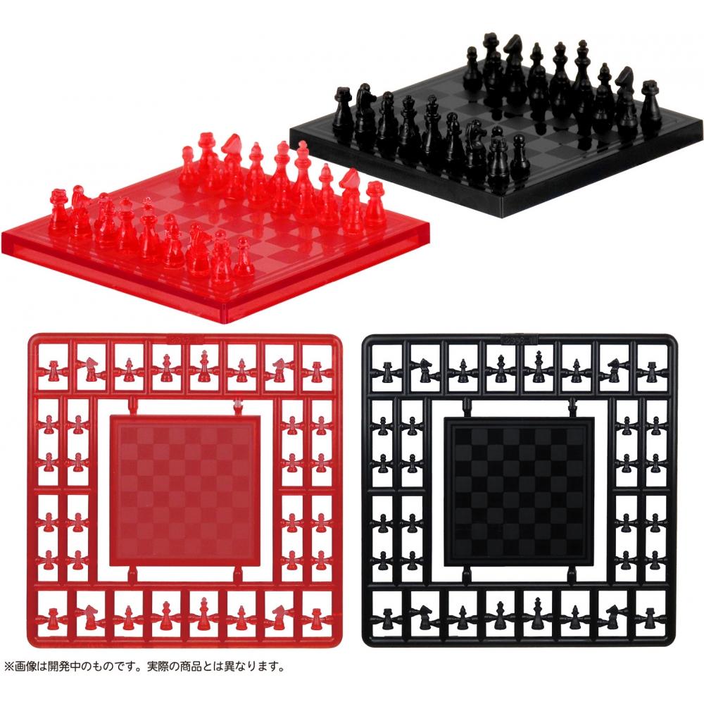 Puripura 1 12 Chess With Puripura Figures Clear Red X Black