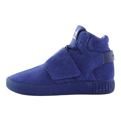 Кроссовки унисекс Tubular Invader Strap темно-синие белые BB5036