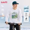 Мужская футболка Baleno из чистого хлопка с принтом в стиле масляной живописи
