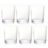 ADERIA Nobana Glass 220ml (Set of 6) Made In Japan Tumbler Collection B6342. Perfect for Tea, Juice, Sake, Bottled Drinks, Beer, Coffee, Jelly, Puddin