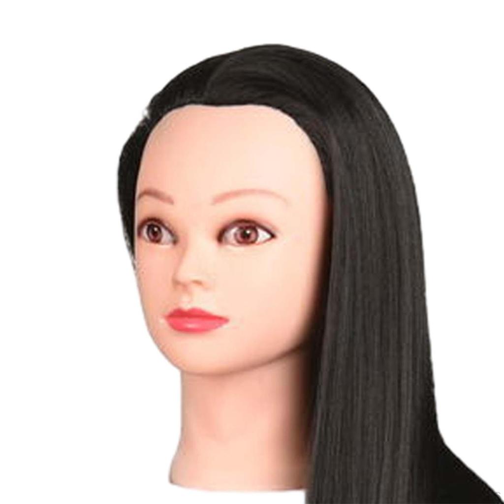Hair Training Head Manikin Doll Mannequin Long for DIY Cutting