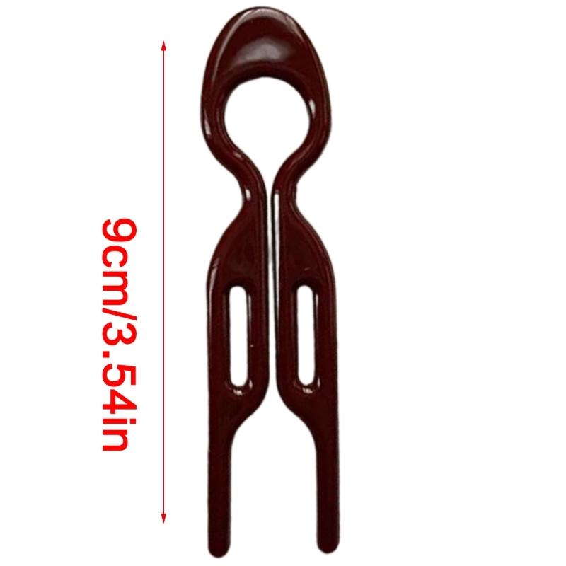 12PCS Elegant U Shape Twist Hair Pin Strong Hold Invisible Bun Pins Hairpin For Women Long Hair Styling Accessories