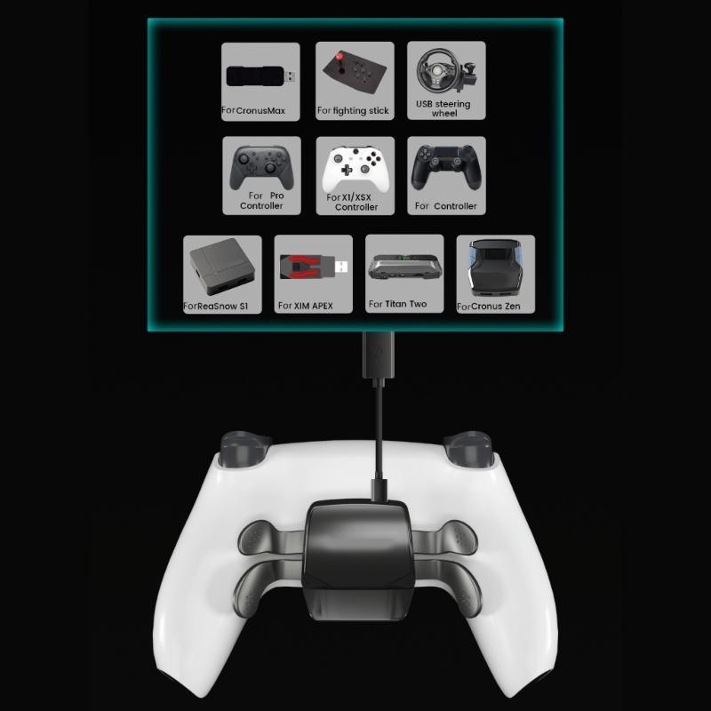 Задняя кнопка-насадка с OLED-дисплеем для контроллера, Программируемые кнопки-триггеры, Игровые аксессуары