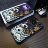 Винтажный чехол для телефона с рисунком волн самурая IMD для iPhone 17 Air 16 E 15 14 13 12 11 Pro Max 8 Plus X Ударопрочный Тонкий Защитный Чехол