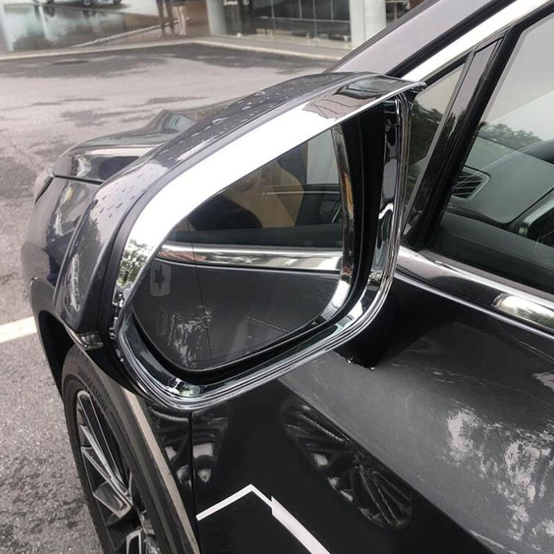 For Lexus RX 200t 300 450h 2016 2017 2018 ABS Chrome Side Rearview Mirror Eyebrow Covers Car Accessories 2Pcs