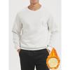 Long Sleeve T-Shirt Men's Spring and Autumn Crew Neck Lamb Fleece Autumn Casual Loose Premium Crew Neck Sweater