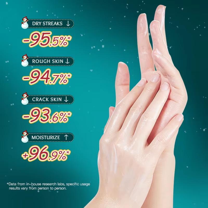 Christmas Kiwi Smooth Hand Cream Anti-cracking and Moisturizing Hand Cream - Niacinamide & Glycerin Formula, Moisturizing & Brightening Hand Cream