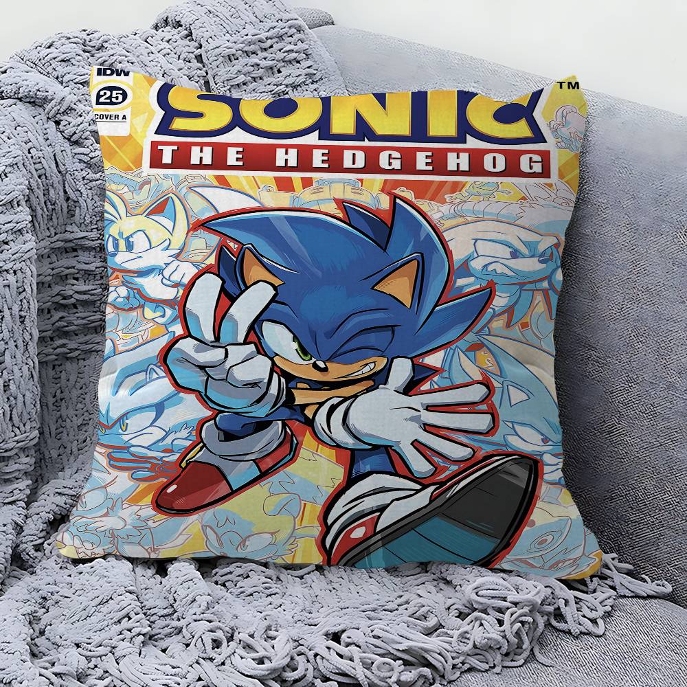 Аниме Игра S-SonicS Персонализированная Наволочка Детская Спальня Декор Дикой Вечеринки Наволочка Подарок на День Рождения Ребенка Душ