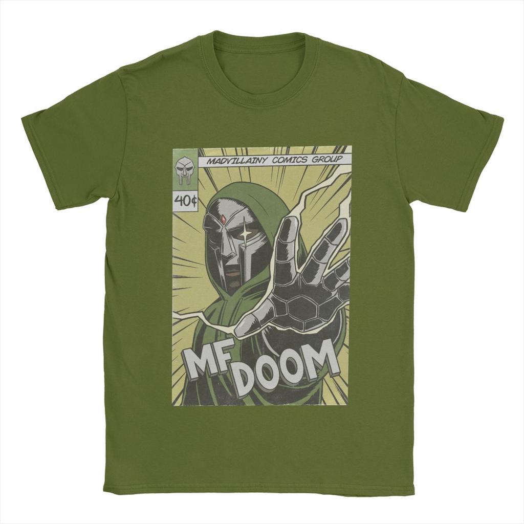 Комиксы Madvillain Певец Mf Dooms Madlib Футболки Мужские 100% Хлопок Футболка Круглый Вырез Футболка Короткий Рукав Одежда Вечеринка