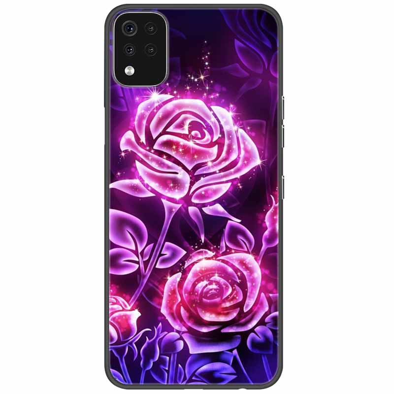Чехол для телефона для LG K42 K52 K62 Q52 Чехол Мягкий Расписной Волк Силиконовые Черные Чехлы для LG K62 Чехлы K 42 Ударопрочный Funda для LGK52