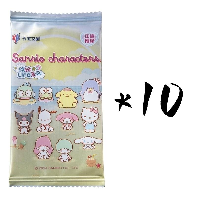 Box Card Sanrio Cute Anime Genuine Authorization Party Plan Characters Kuromi Kitty Melody Collection Children's Gifts