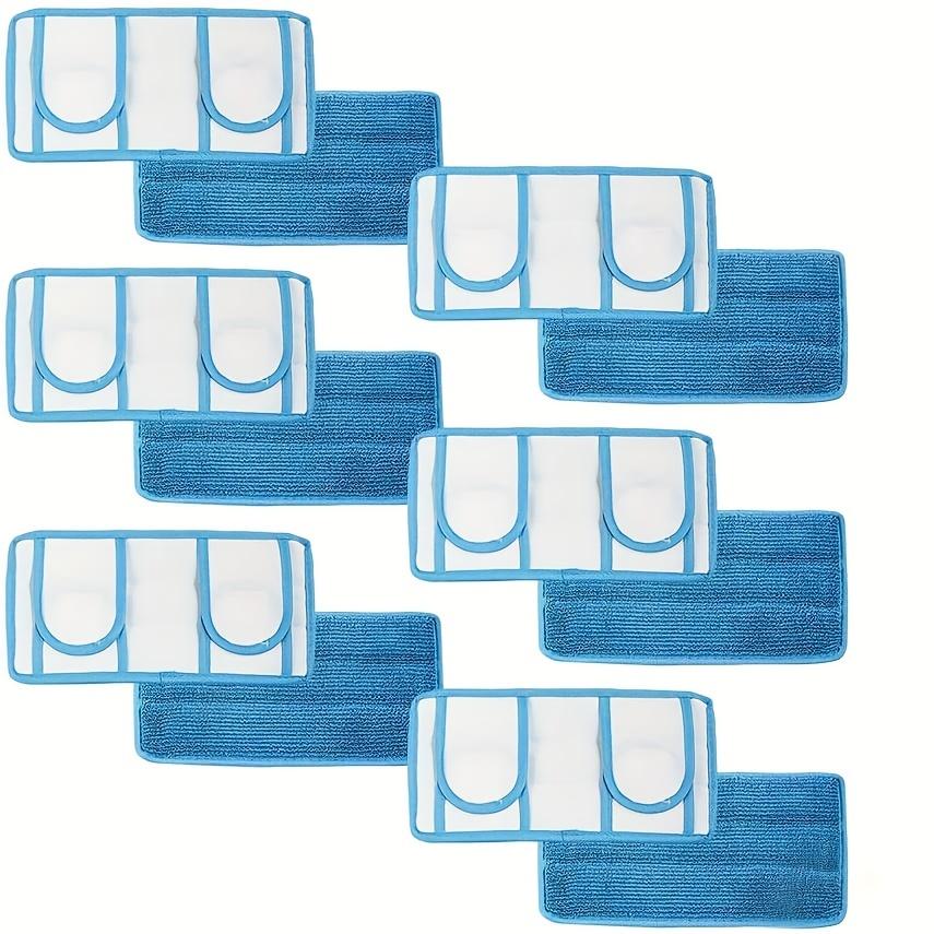 2/4 шт., многоразовая накладка для швабры, 11,8*5,9 дюйма, накладка для швабры из микрофибры, сменная насадка для мытья, для чистки плинтуса с твердым полом