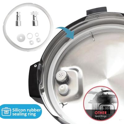 Силиконовые уплотнители Набор поплавков и прокладок Необходимые аксессуары Прокладка для мультиварки Идеально подходит для электрических скороварок 5/6 кварт