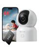 ZOSI C518 8-мегапиксельная камера для питомцев с двухдиапазонным Wi-Fi 2,4G/5G и картой памяти 64 ГБ, камера видеонаблюдения Wi-Fi с отслеживанием людей/питомцев, обнаружением движения, обнаружением плача