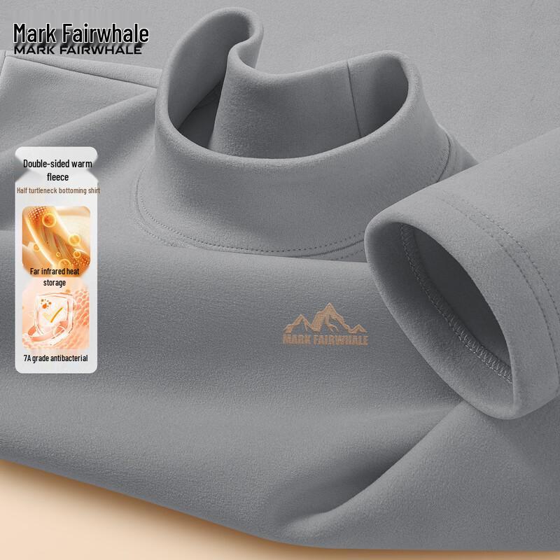 Mark Fairwhale Men's Semi-High Neck Long Sleeve T-Shirt