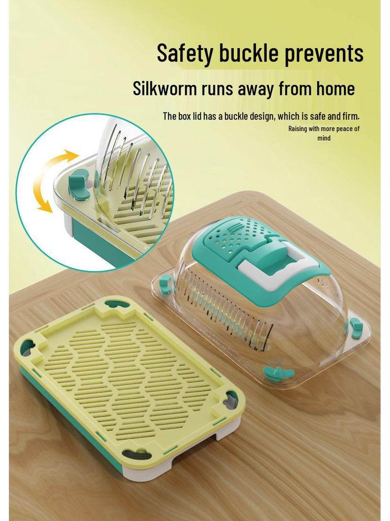 Scientific Silkworm Rearing Kit - Outdoor Observation Capsule for Students and Children