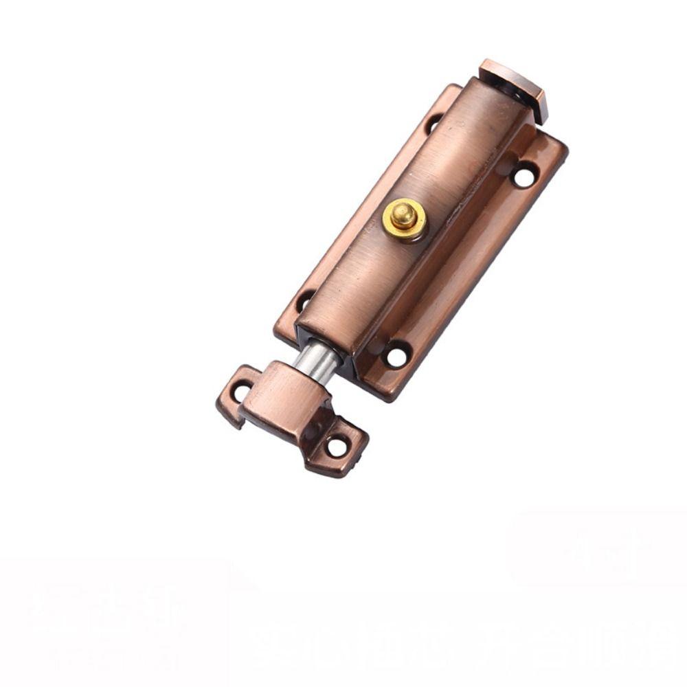 Spring Automatic Door Bolt Anti-theft Door Hasps Retro Door Buckle  Guard